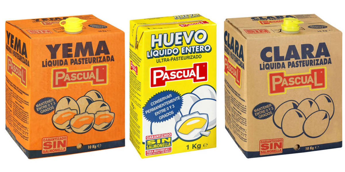 Diferentes tipos de ovoproductos mal llamado huevina